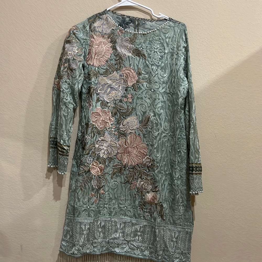Chiffon 3 piece suit